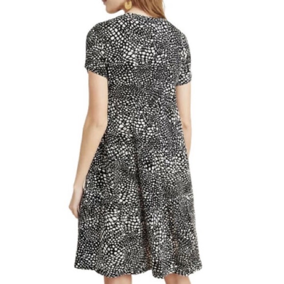 Anthropologie Maeve Sacha Tiered Textured Dress sz S - Picture 2 of 6